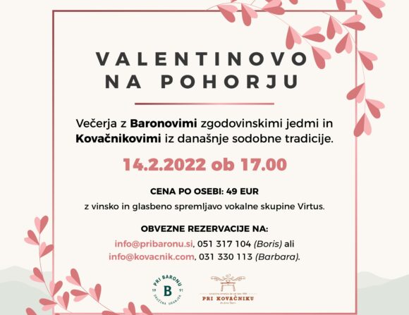 Valentino na Pohorju, 14.februar ob 17.00 uri